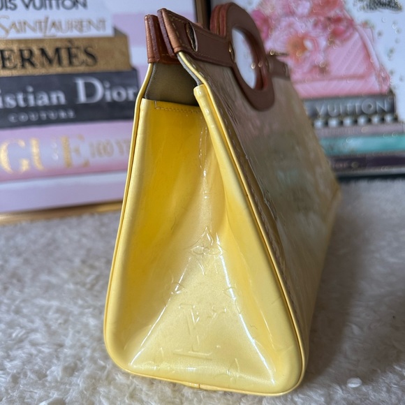 Louis Vuitton Yellow Monogram Vernis Roxbury Drive 2Way Handbag - Picture 5 of 14